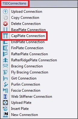 TSD connections TOOLBAR - capplate connection