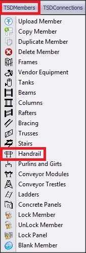 TSD MEMBER TOOLBAR - handrail