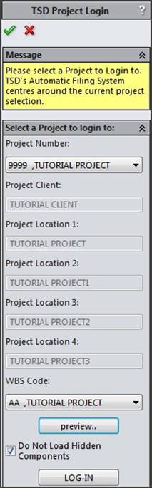 PROJECT PREVIEW BUTTON