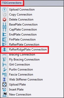 TSD connections TOOLBAR - rafterridgeplate connection